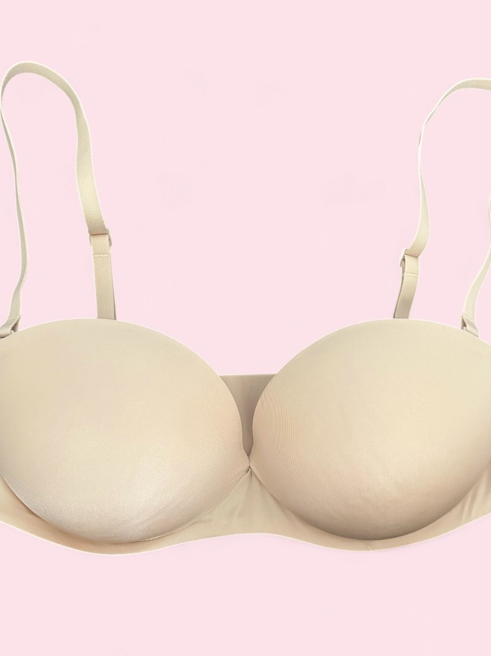 Skims soft Seamless Nude push up T-Shirt Bra - Everyday Comfort 32D